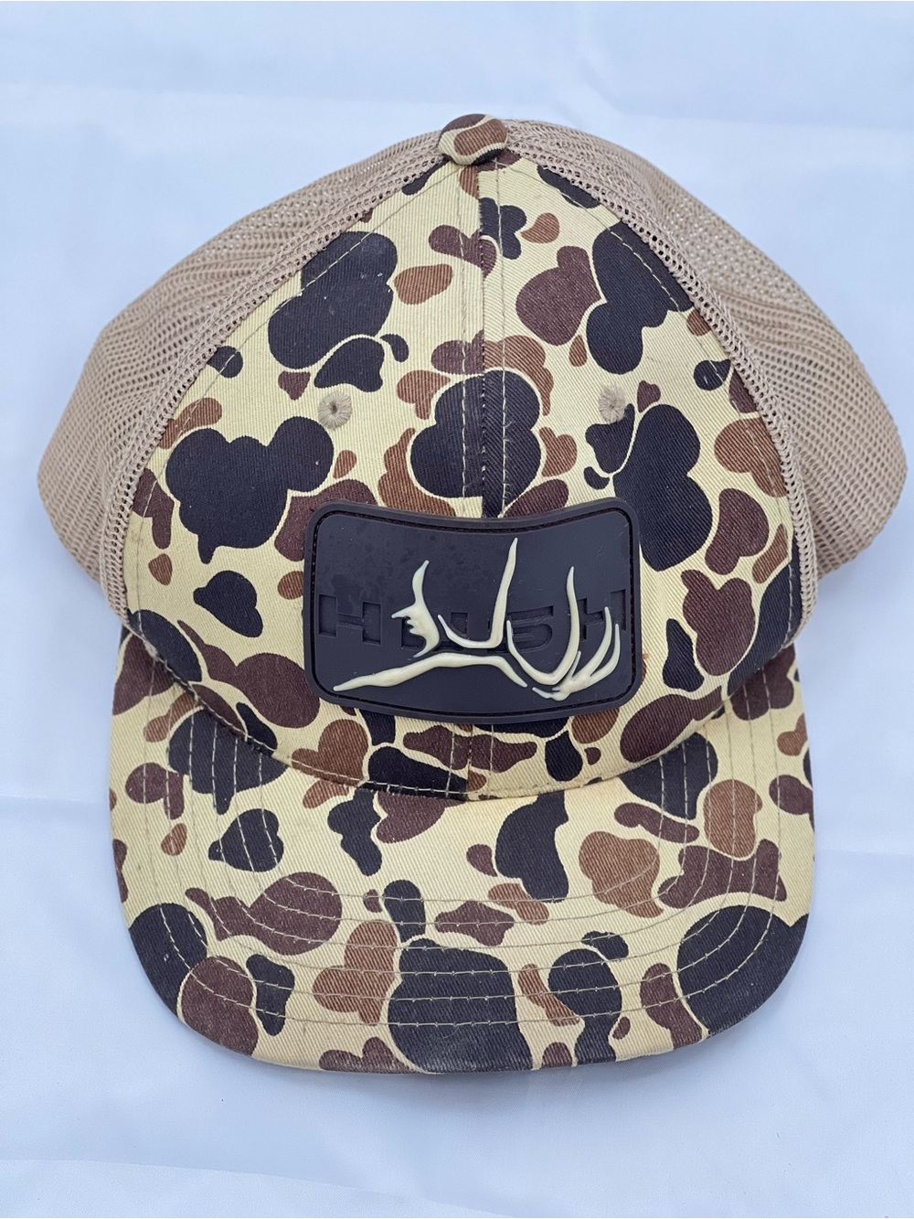 174 Hush Camo trucker hat vintage duck camo